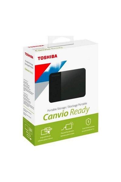 Toshiba Canvio Ready 2Tb 2.5" Usb3.2 G1 Black Hdtp320Ek3Aa External Harddisk