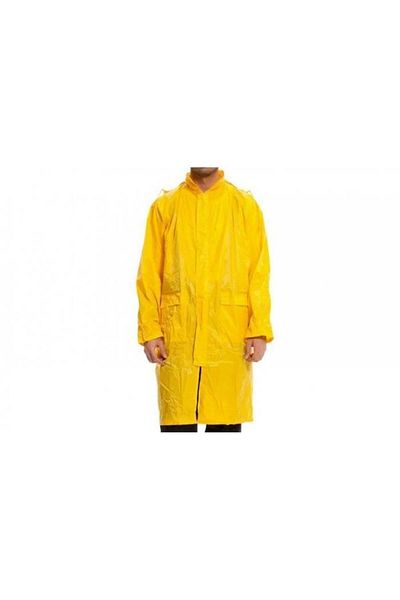 Osso Fashion Hooded Yellow PVC Raincoat XXL