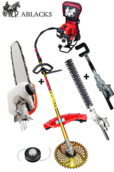 ABLACKS Sırt Tırpan + Tırnaklı Silkeleme + Ağaç Silkeleme + Dal Budama + Pale...