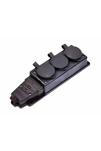 MarDyHome Rubber 220V Extension Triple Socket