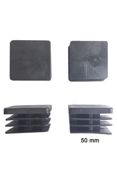 RUBY BOUTİQUE Square Profile Inner Plug 50x50 mm 4 Pieces