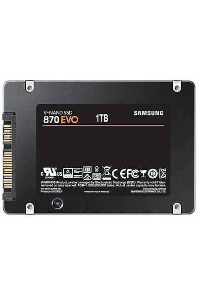Samsung 870 Evo Ssd 1Tb 2.5" Sata3 560-530Mb/S (Mz-77E1T0Bw)