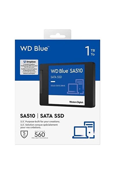 WD Wd 1TB Blue SA510 WDS100T3B0A SATA 560-520MB-s Ssd Disk