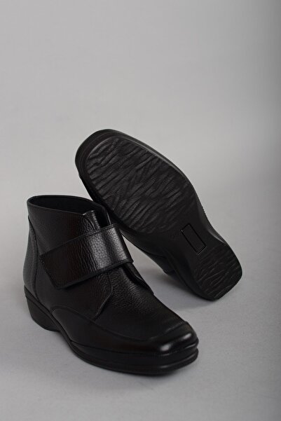 SEÇ KUNDURA Ebru 7164 Μαύρες Γυναικείες Μπότες από Γνήσιο Δέρμα - Comfort