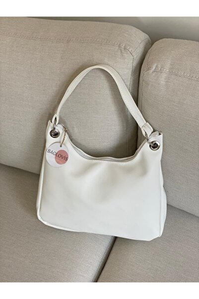 BAGLOVİS RING DETAIL LINED SHIRT SHOULDER BAG