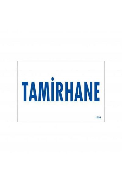 Angoravi Repair Shop Warning Sign 17.5x25 CODE:1654