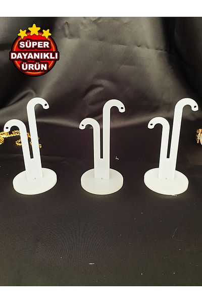 GİZEM SHOP Σετ 3 βάσεις σκουλαρικιών, οργανωτής πλεξιγκλάς, βάση πάγκου, βάση κοσμημάτων Palm