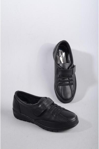 SEÇ KUNDURA Pantofi confortabili pentru femei din piele naturală neagră - SEÇ...