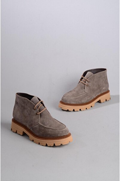 SEÇ KUNDURA SEÇ 407 HAKİKİ DERİ EVA TABANLI KADIN BOT VİZON SÜET