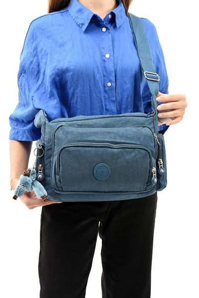 Baginn Țesătură Klinkir Geantă de umăr Poștaș pentru femei Curea încrucișată Țesătură hidrofugă cu buzunare multiple 30*20 Cm