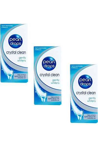 Pearl Drops Crystal Clean Gently Whitens 50 Ml x 3 Adet