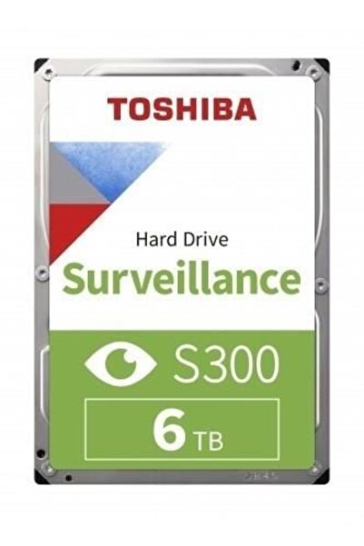 Toshiba 6 TB S300 3.5'' SURVEILLANCE HDD GÜVENLİK DİSKİ