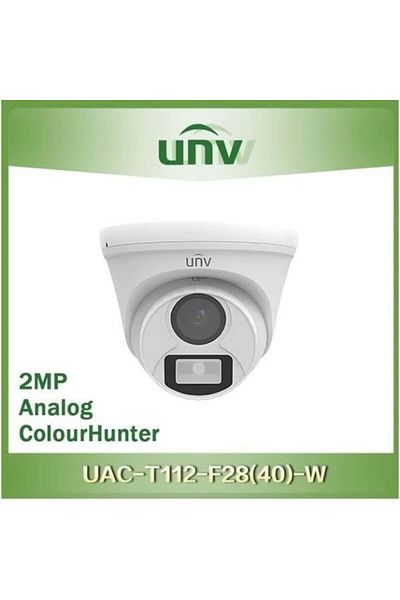 Universal Unv 2mp Dome 2.8mm Uac-t112-f28-w Ir Analog Camera Colourhunter