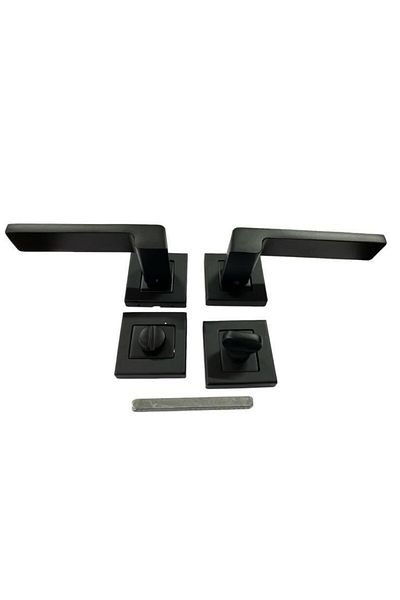 MarDyHome Sofuoglu Rosette Anka Matte Black WC Door Handle