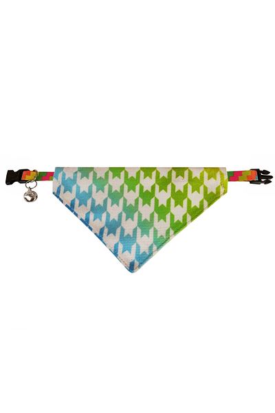 Wovna Goose Feet Patterned Scarf Cat and Dog Collar 25-30 cm