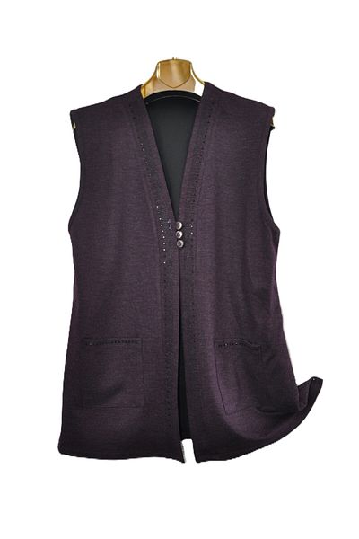 elma abone New Season Ecrin Three Button Short Vest