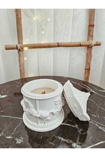 DNZ DEKOR Beton Atlı Karınca Mumluk