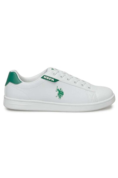 U.S. Polo Assn. U.S. Polo Assn Costa Unisex Spor Ayakkabı BEYAZ-YEŞİL