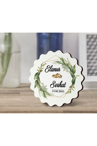 Tasarım Şeker 50 Adet Nikah Hatırası, Düğün Hatırası, Nişan Hatırası Magnet -...