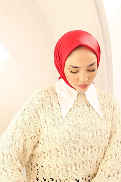 Silk Home Κόκκινο μονόχρωμο κασκόλ Aerobin 36808