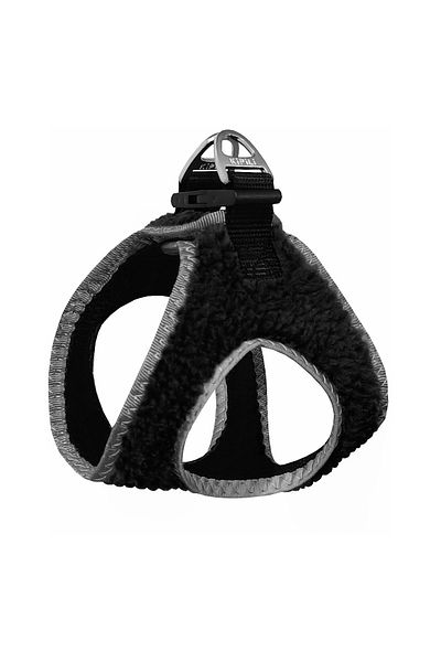 Angoravi Three Locked Fur Cat Dog Collar 32-40 cm Medium Black