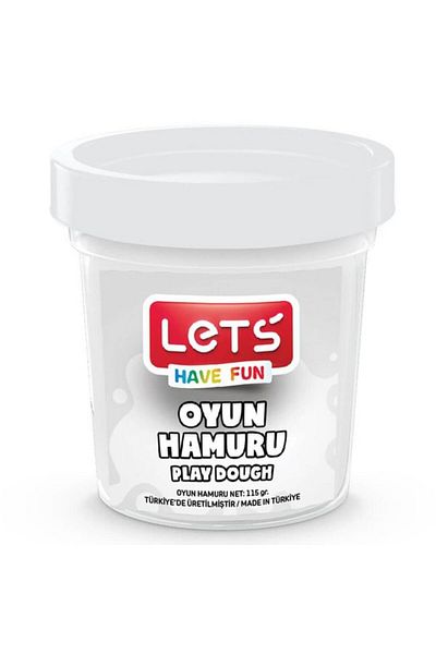 Lets Oyun Hamuru 115gr Beyaz