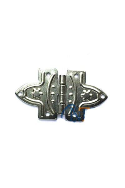 Epilons Clover Hinge - Small 17X32 Mm, Nickel, 100 Pieces Zenvia-Tg4356