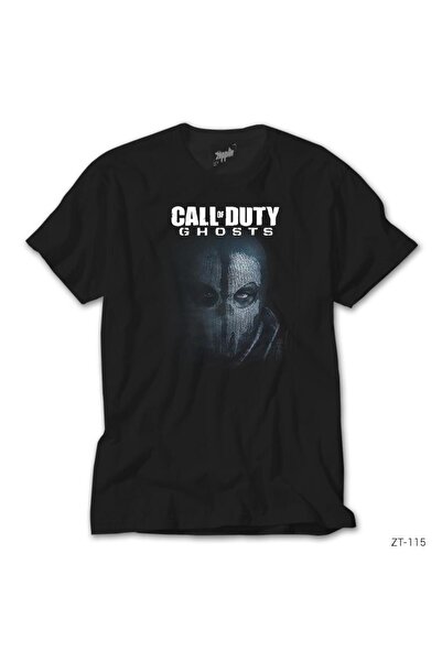 Genel Markalar Call of Duty Cod Ghosts Siyah Tişört 4XL