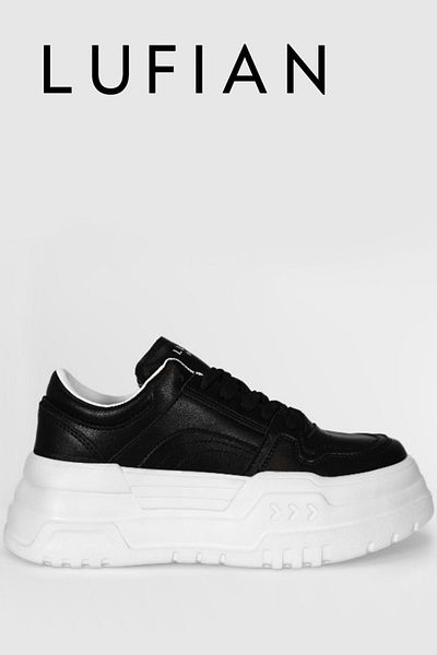 Kocamanlar Ayakkabı Lufian 121230020   Darla Unisex Black Sneaker