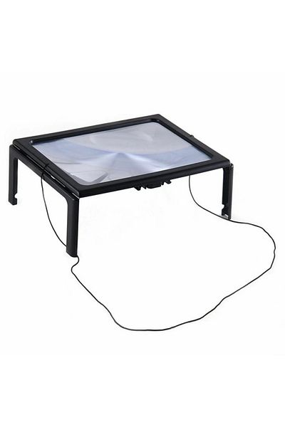 Miracle Omni LED Lighted Book Reading Magnifying Glass