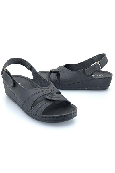 Kocamanlar Ayakkabı Aryan D.r Sandale Ortopedice De Damă Recomandate NEGRE