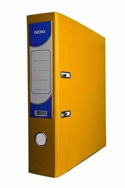 Noki Large Plastic Folder with Lighter Yellow 1 Piece