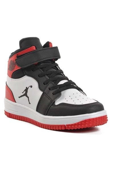 Kocamanlar Ayakkabı Glaxy Kocamanlar Long Beijing High-Top Children's Sneakers - White and Red