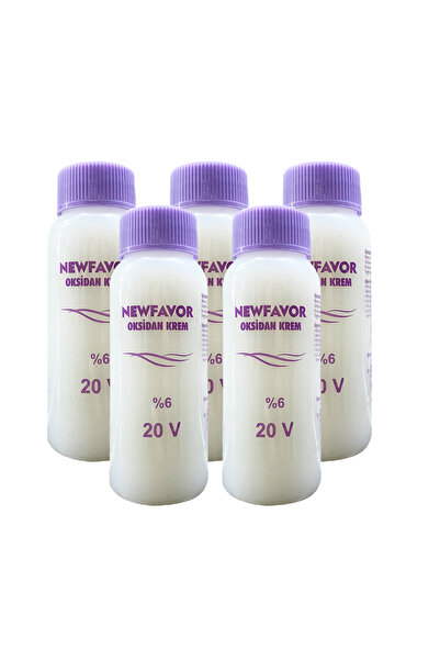 Genel Markalar 5 Adet Oksidan Krem Saç Boya Sıvısı 6'lık 20 volüme 60 ml