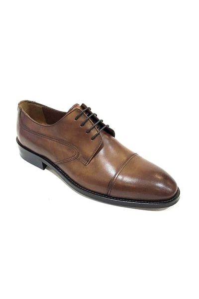 Kocamanlar Ayakkabı Aronay 100% γνήσιο δέρμα με κορδόνια Jurdan Leather Ανδρικά Κλασικά Παπούτσια TABA