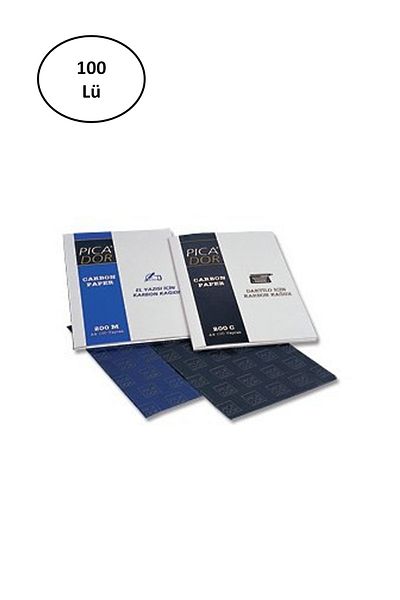 Ethab Ticaret Picador 200M Backed A4 Blue Carbon Paper 100 Pieces