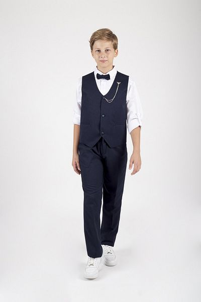 Mıstık Bebe Boy's Suit Tuxedo with Vest