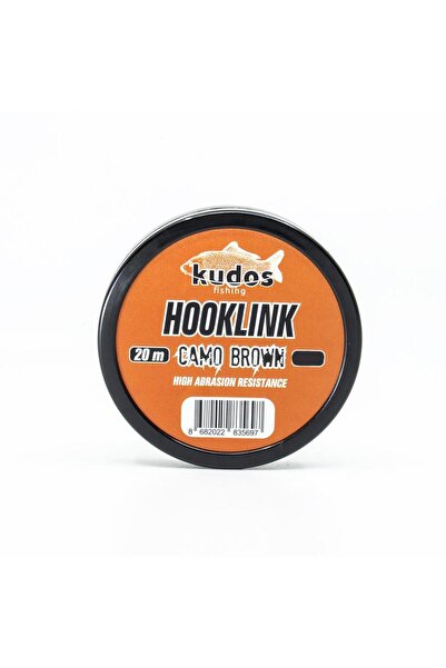 Kudos Hooklink Camo Brown 20m 35 lb