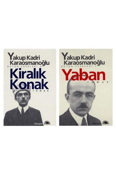 İletişim Yayınları Yakup Kadri Karaosmanoğlu Yaban + Kiralık Konak (2 Kitap)