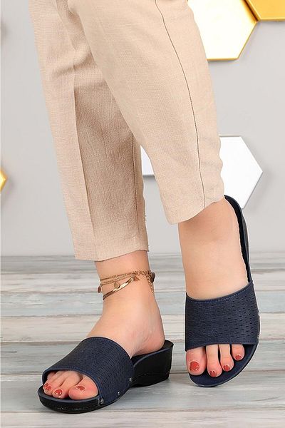 Kids Club Shoes Aryan 68-791 Gel Heel Spur Special Dr.Tavsiyeli Papuci ortopedici pentru femei BLUE ÎNCHIS