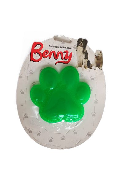 K&A Benny Dog Toy Paw 9.5 X 9 cm Green