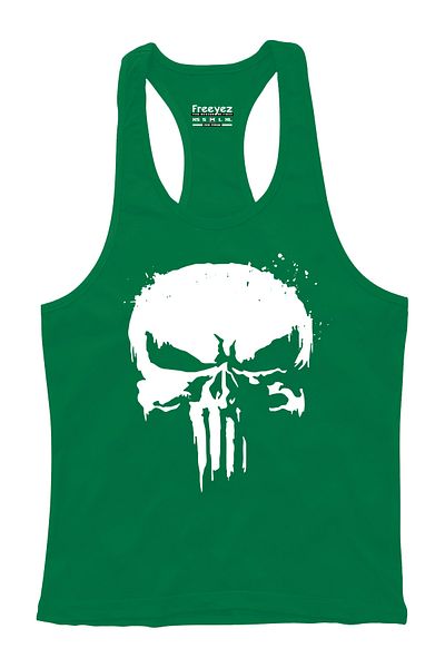 Freeyez Punisher Gym Fitness Tank Top Cotton Athlete Tank Top