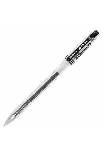 Dong-A Donga Finetech 0.3 mm Black Needle Tip Rollerball Pen 204410