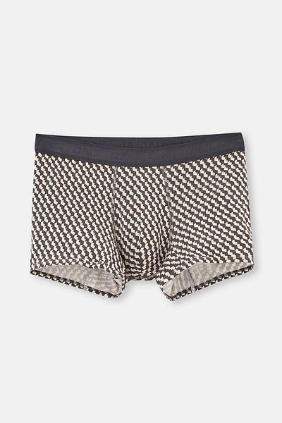 Dagi Anthrazit 4210 gemusterte Micro-Modal-Boxershorts