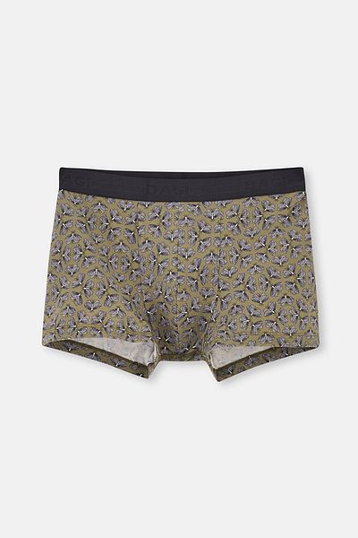 Dagi Light Khaki 5210 Patterned Cotton Boxers