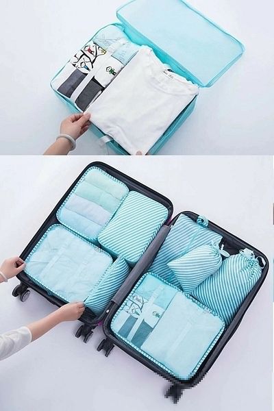 noirsecret Baby Mother Hospital Bag Organizer 6 Piece Set