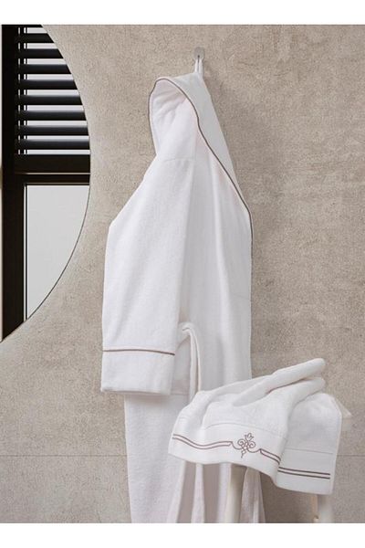 Angoravi Classic Bathrobe Set Güher L-Xl Men