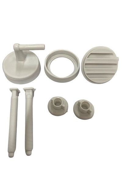 CEKAVE Plastic Toilet Seat Mounting Kit