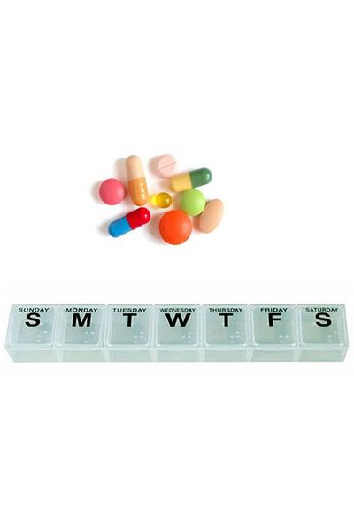 KAMELYA DESİGN Weekly Medicine Box with Lid