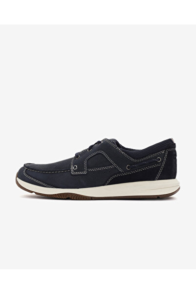 CLARKS Sailview Lace Navy Nubuck Erkek Lacivert Günlük Ayakkabı 26176972